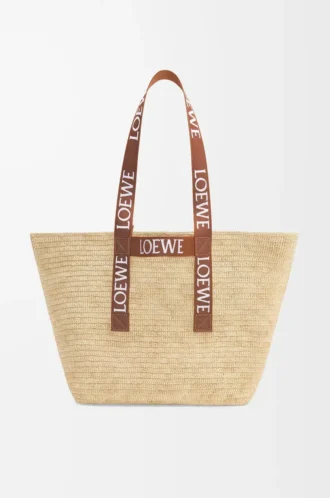 Rafya Fold Shopper Doğal/Tan