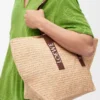 Rafya Fold Shopper Doğal/Tan