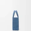Rafya Mini LOEWE Font tote Çanta Açık Mavi