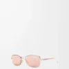 Seashell güneş gözlüğü Rose Gold