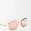 Seashell güneş gözlüğü Rose Gold