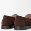 Süet dana derisinden Campo loafer Koyu Kahverengi