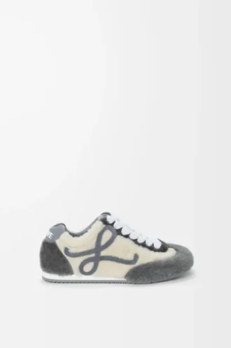 Shearling Ballet Runner 2.0 Gri Multitone
