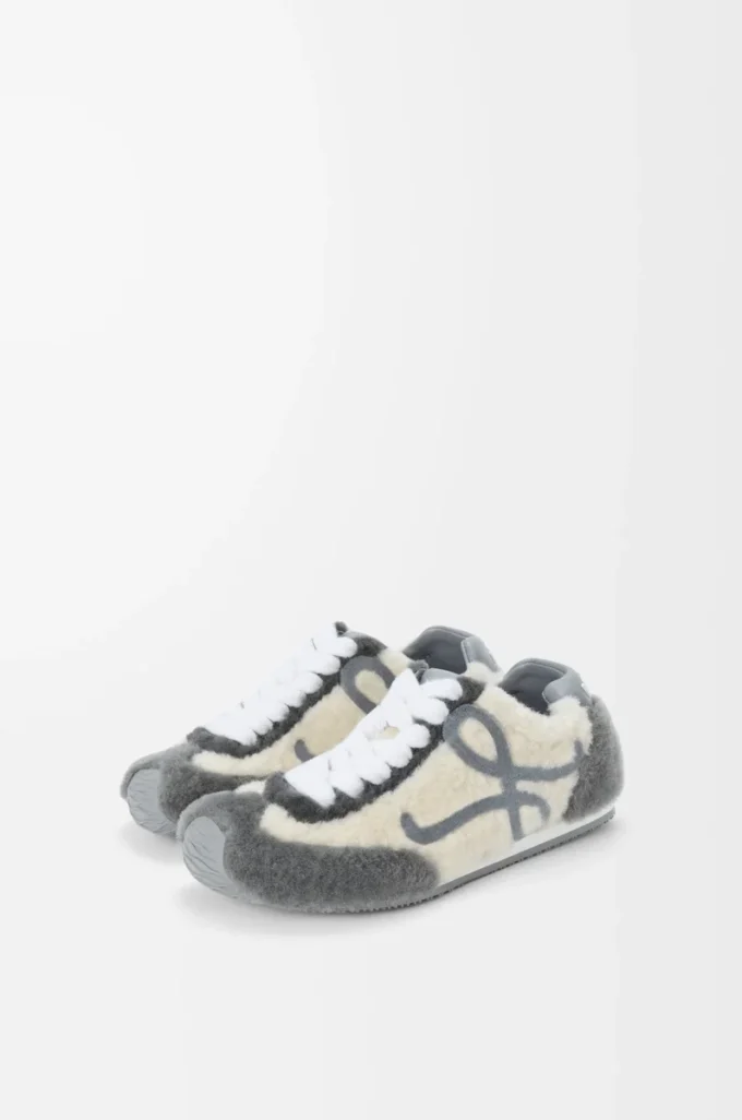 Shearling Ballet Runner 2.0 Gri Multitone