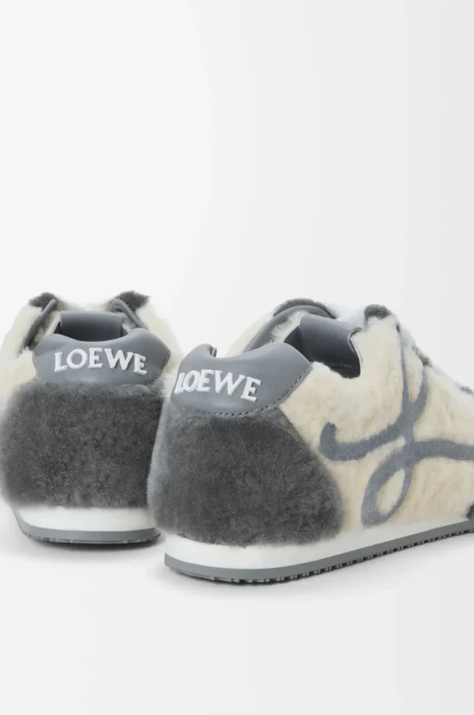 Shearling Ballet Runner 2.0 Gri Multitone