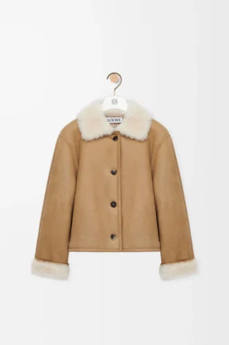 Shearling Camel ceket