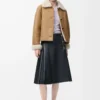 Shearling Camel ceket