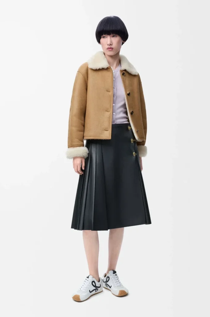 Shearling Camel ceket