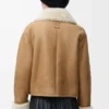 Shearling Camel ceket