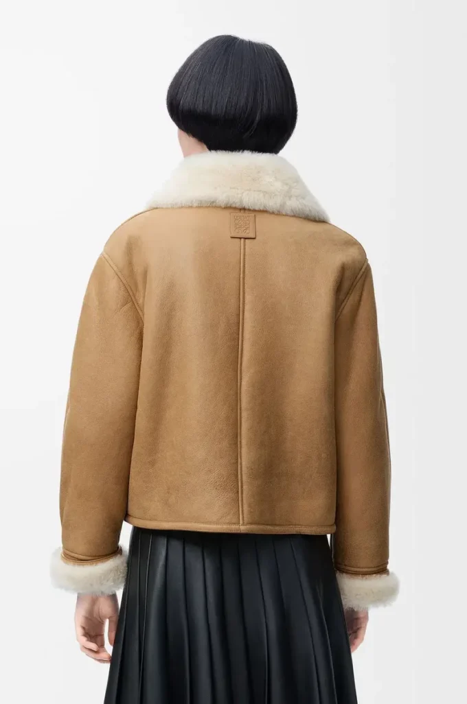 Shearling Camel ceket