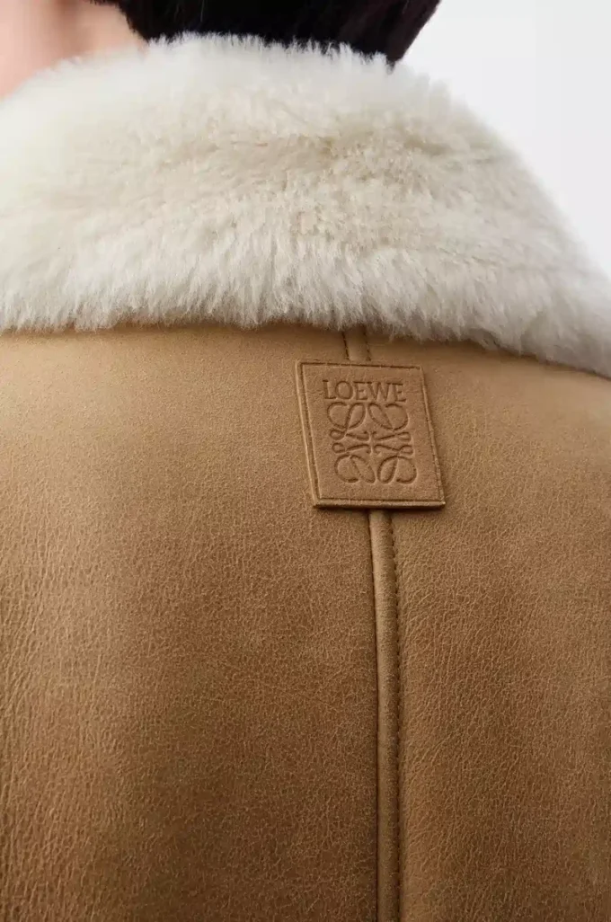 Shearling Camel ceket