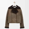 Shearling ceket Sage