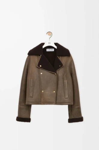 Shearling ceket Sage
