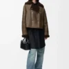Shearling ceket Sage