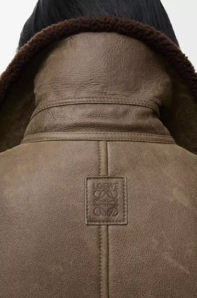 Shearling ceket Sage