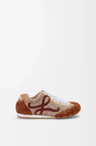 Shearling deriden Ballet Runner 2.0 Tan Multitone