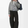 Shearling Gri Ceket