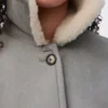 Shearling Gri Ceket
