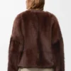 Shearling hırka Kahverengi