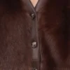 Shearling hırka Kahverengi