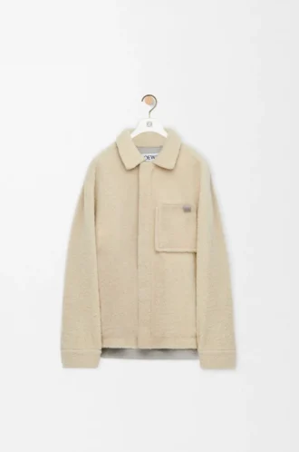Shearling Light Grey overshirt