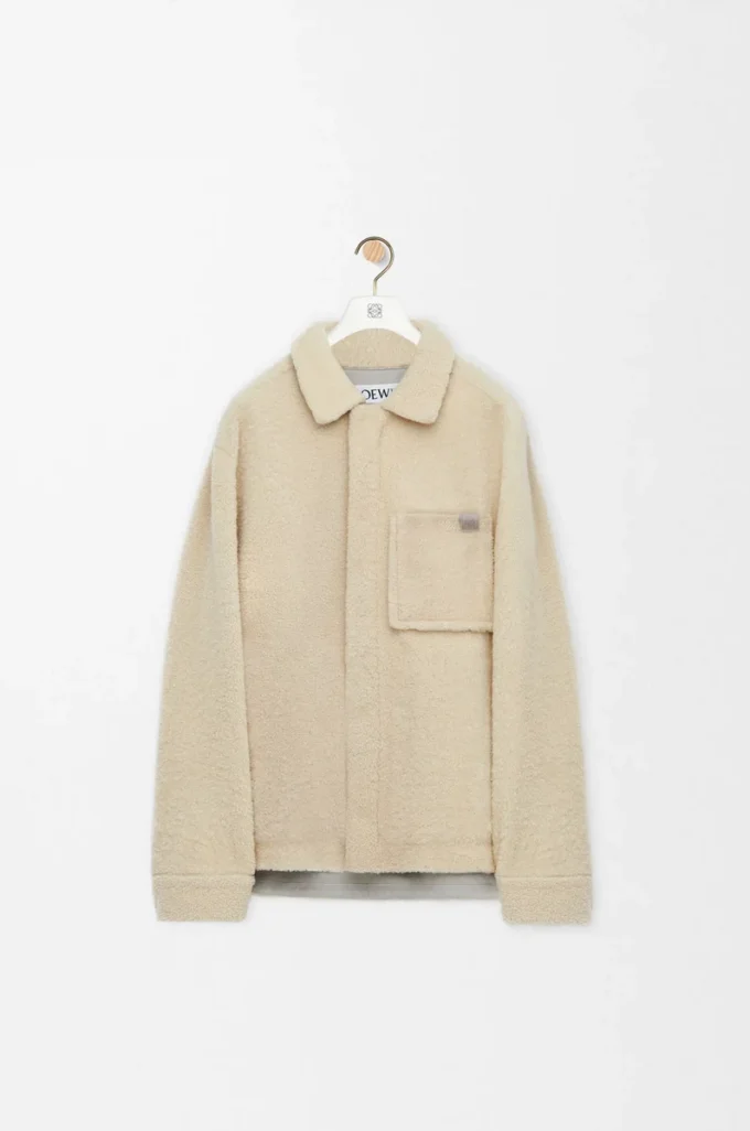 Shearling Light Grey overshirt