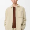 Shearling Light Grey overshirt