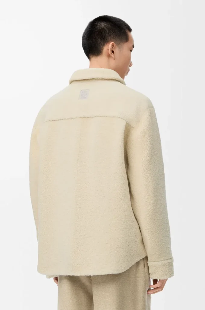 Shearling Light Grey overshirt