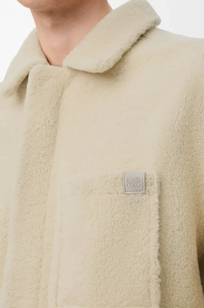 Shearling Light Grey overshirt