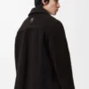 Shearling Overshirt Koyu Kahverengi/Koyu Kahverengi