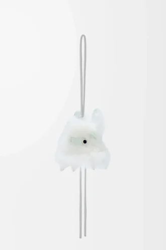 Shearling Snow Bunny charm Beyaz