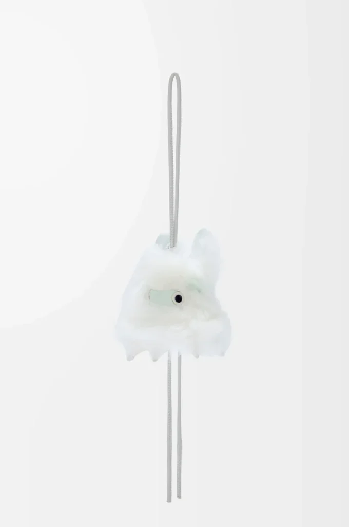 Shearling Snow Bunny charm Beyaz