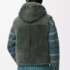 Shearling yelek Haki yeşili