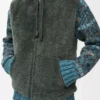 Shearling yelek Haki yeşili