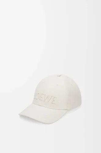 Soft White kanvas şapka