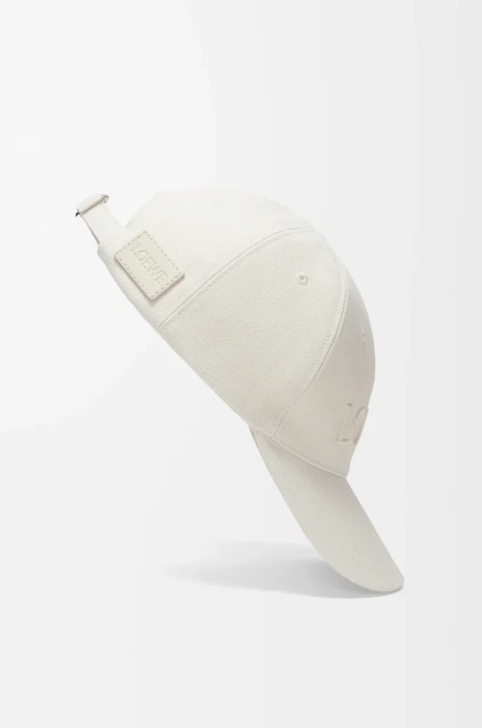 Soft White kanvas şapka
