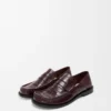 Sığır derisi bordo Campo loafer