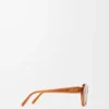 Swan Slim güneş gözlüğü Camel