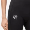 Teknik jarse yumuşak bootleg pantolon Siyah