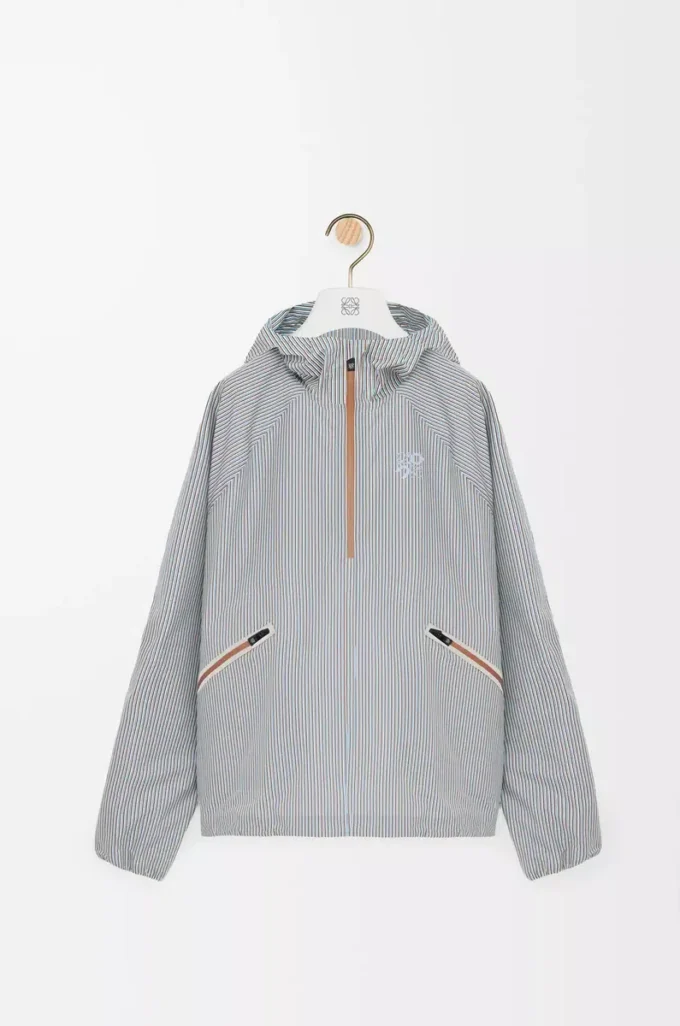 Teknik kabuklu fırtına anorak Bej/Mavi