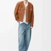 Toffee rengi shearling hırka
