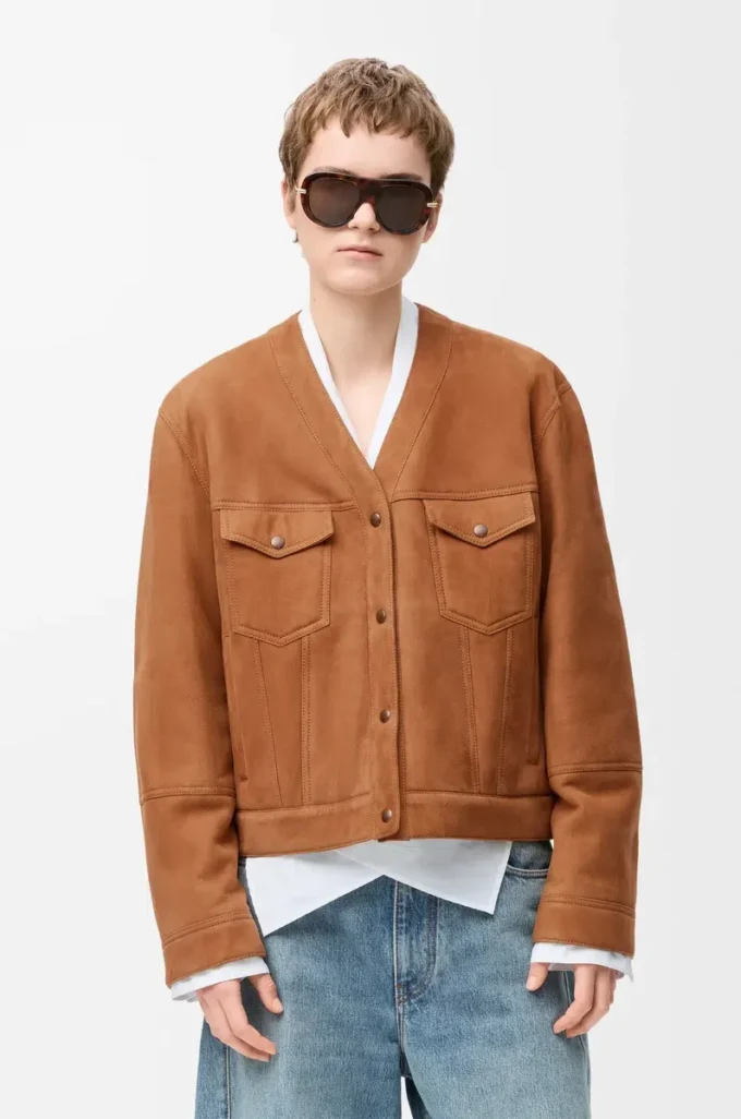Toffee rengi shearling hırka