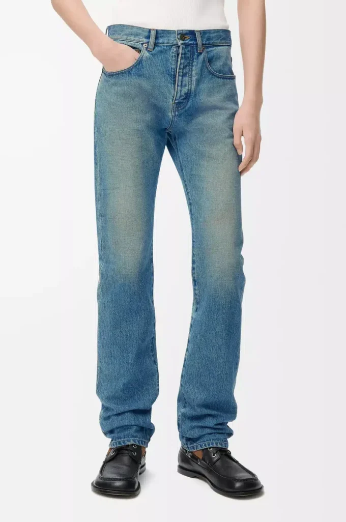 Vintage mavi denim slim jean