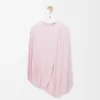 Viskon drape üst Pembe