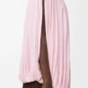 Viskon drape üst Pembe