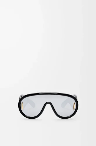 Wave mask güneş gözlüğü Siyah