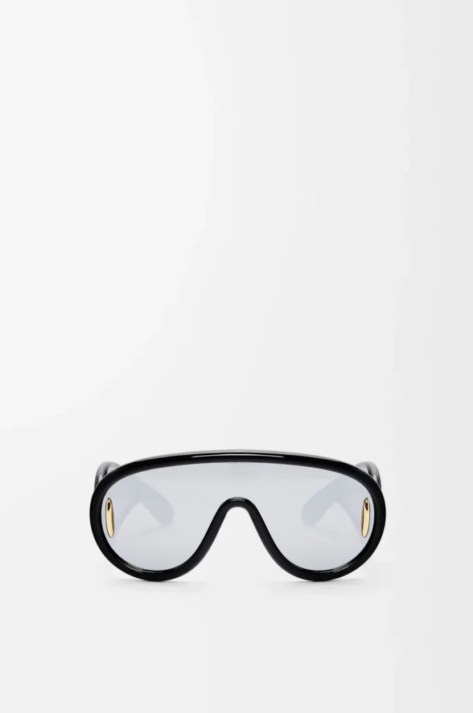 Wave mask güneş gözlüğü Siyah