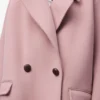 Yünlü kısa ceket Pembe
