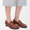 Yumuşak dana derisinden Campo loafer Rust