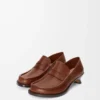 Yumuşak dana derisinden Campo loafer Rust